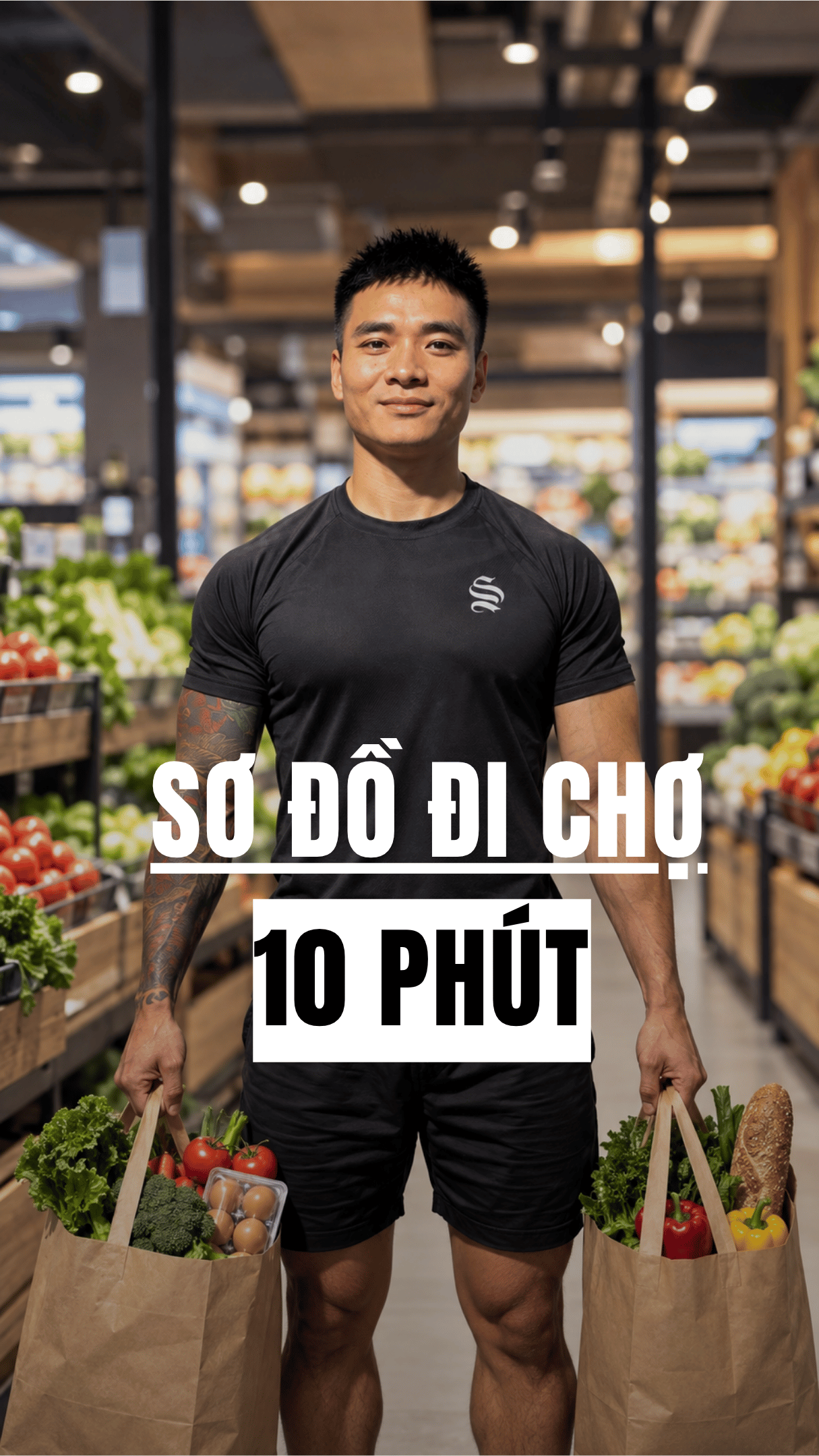 Sơ Đồ Đi Chợ 10 Phút: Mua Đủ Cả Tuần Mà Không Tốn Kém, Không Đau Đầu
